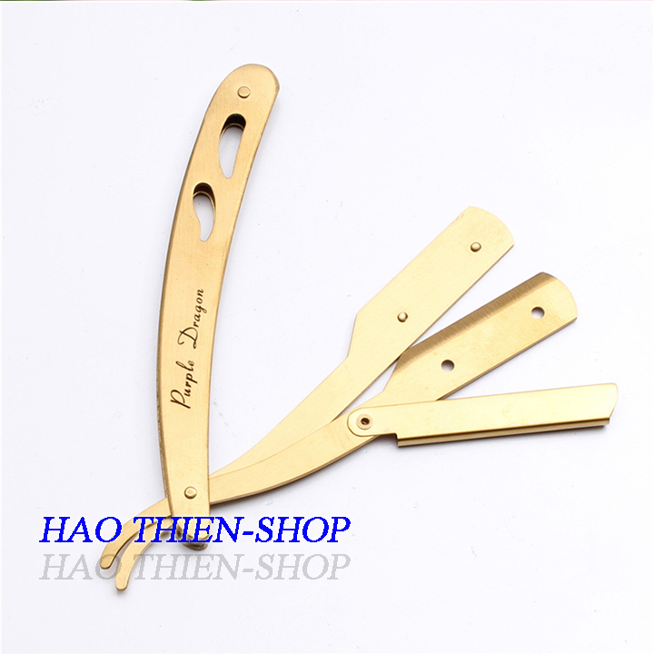 Dao cạo  râu - dao cạo mặt  Barber Dragon vàng kim