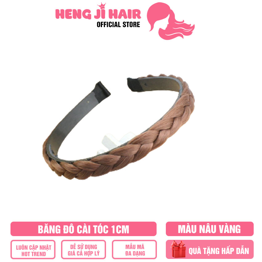 Băng Đô Cài Tóc Giả Thắt Bím 1cm HH131 Thiết Kế Tỉ Mỉ Tự Nhiên, Hàng Có Sẵn, Thời Gian Chuẩn Bị Tối Ưu Nhất, Cam Kết Cả Về Chất Liệu Cũng Như Hình Dáng - Hengji Hair Official Store