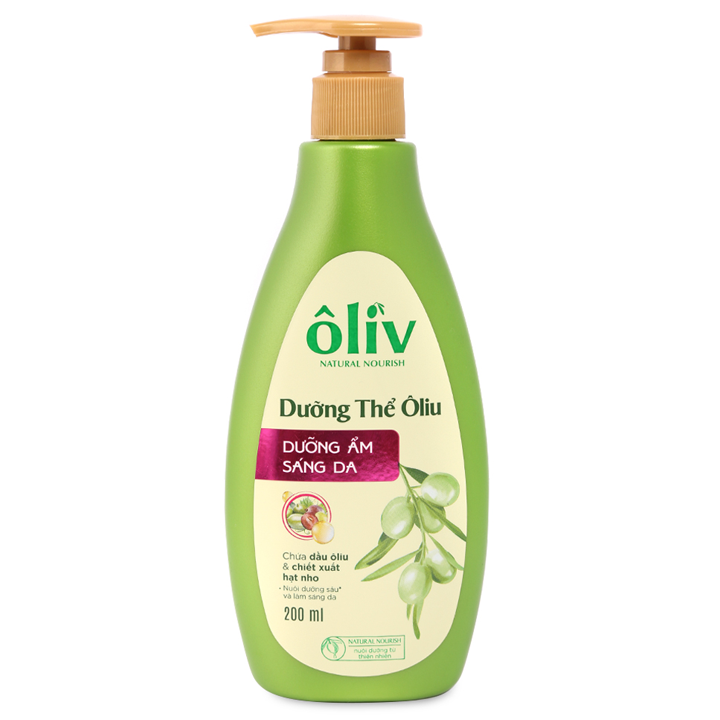 Sữa dưỡng thể ôliv dưỡng ẩm sáng da hương oliu 200ml