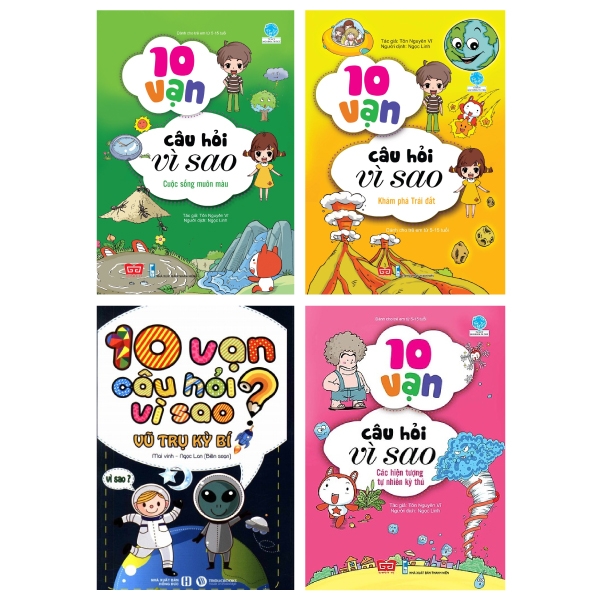 Fahasa - combo sách hay 10 vạn câu hỏi vì sao 3
