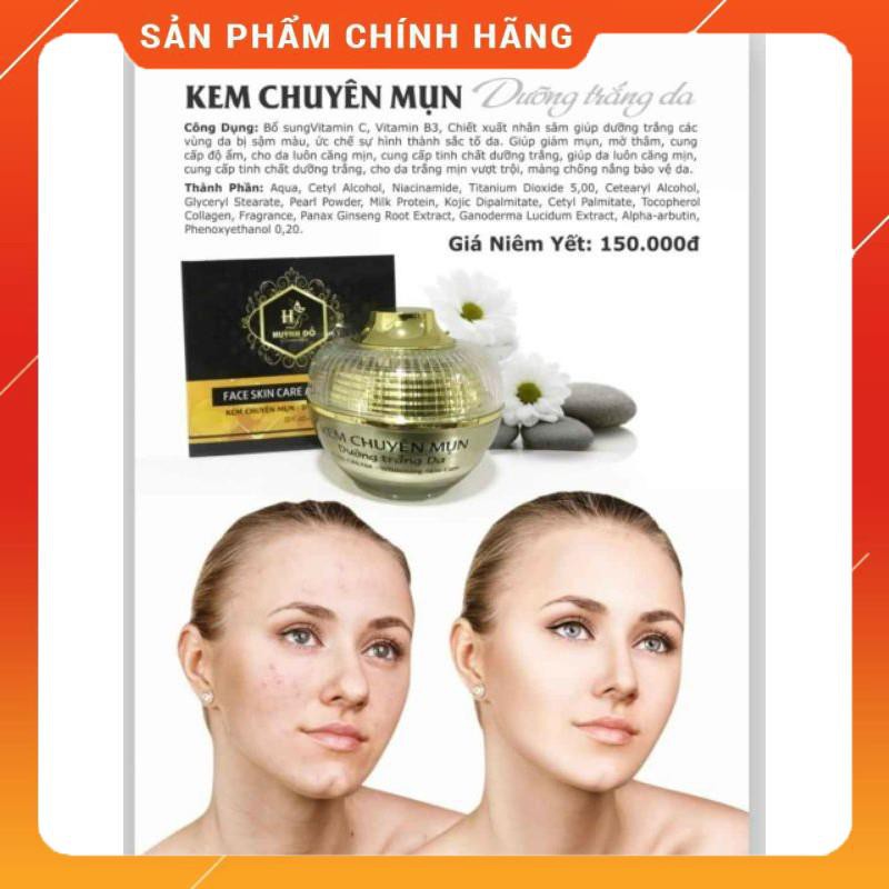 Kem mụn, chống nắng, dưỡng trắng, mờ thâm huỳnh đỗ 50g