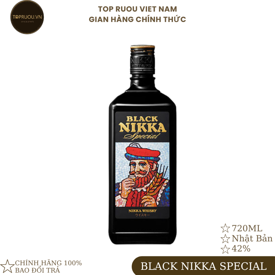 [TopRuouVietNam] Rượu Whisky Black Nikka Special - Black Nikka Clear - Black Nikka Whisky - Nikka From The Barrel 500ml - 720ml [Hàng Thật]