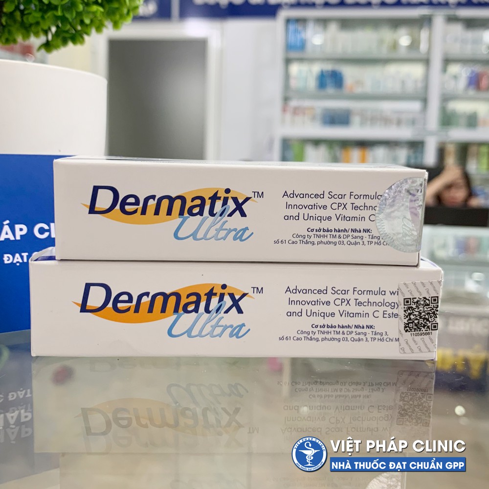 Dermatix ultra - kem giảm sẹo lồi, sẹo phẫu thuật, sẹo thâm do mụn, rạn da