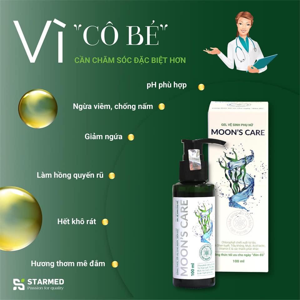 Gel vệ sinh phụ nữ moon's care 100ml