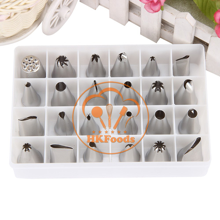 Bộ 24 đui bắt kem cỡ trung