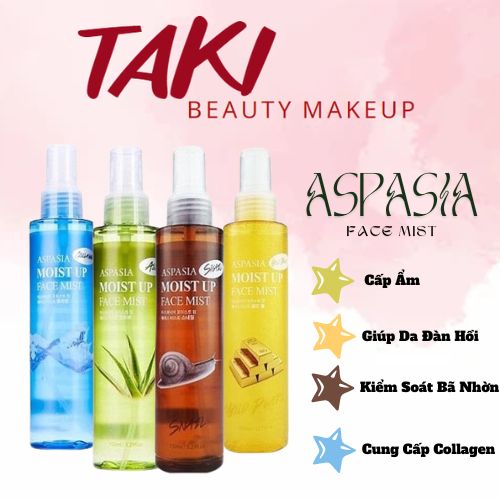 Xịt Khoáng Dưỡng Ẩm Aspasia Moist Up Face 150ml