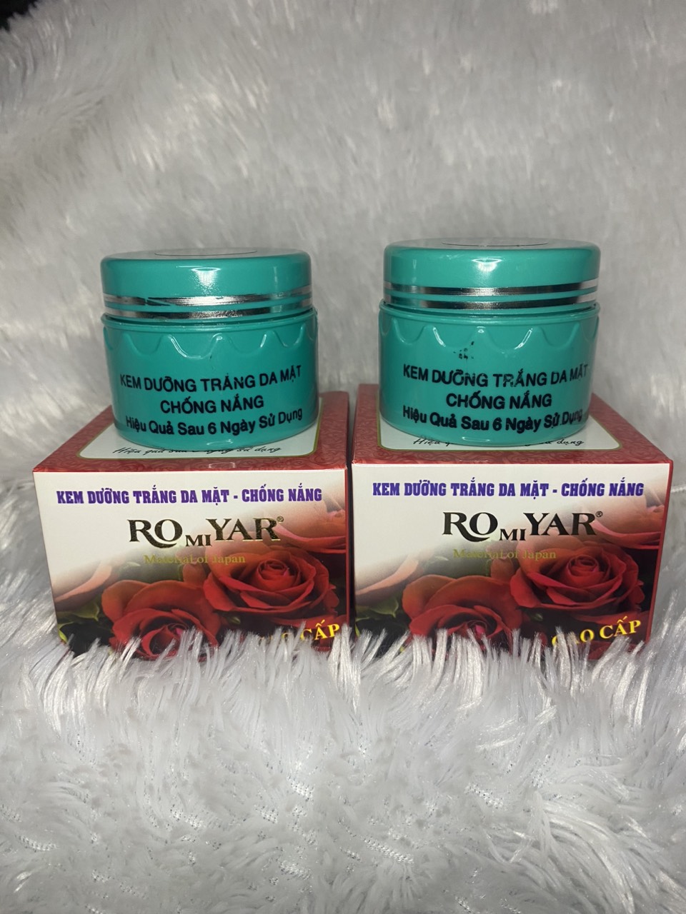 Combo 2 hủ Kem Dưỡng Trắng Da-Chống Nắng 15G Romiyar