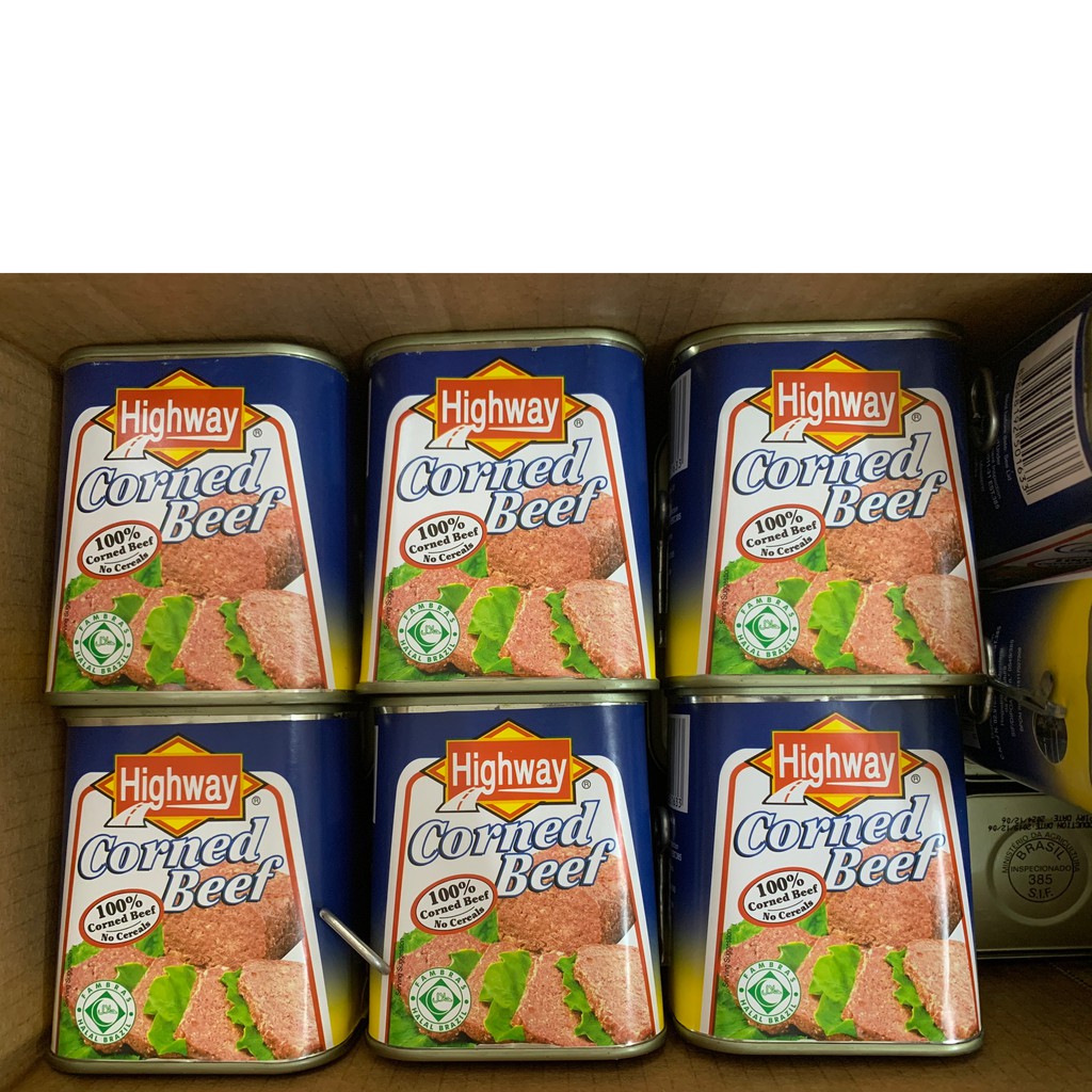 Bò hầm mềm highway corned beef, 340 gram