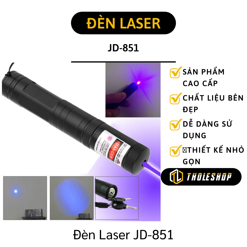 Đèn laser nhỏ gọn - Đèn laser JD-851 - Đèn laser mini hỗ trợ thuyết trình - Đèn laser mini cầm tay