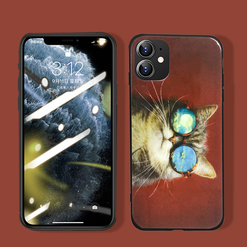 Ốp lưng mặt kính cường lực dành cho iphone iphone xs max iphone xr iphone x iphone 7p/8p iphone 7/8 iphone 11pro max 6.5 iphone 11pro 5.8 iphone 11 6.1