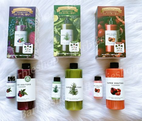 [HCM]( Tặng chai 30ml) Sữa rửa mặt thải độc rau củ Byvibes Wonder Bath Super Vegitoks Cleanser 300ml