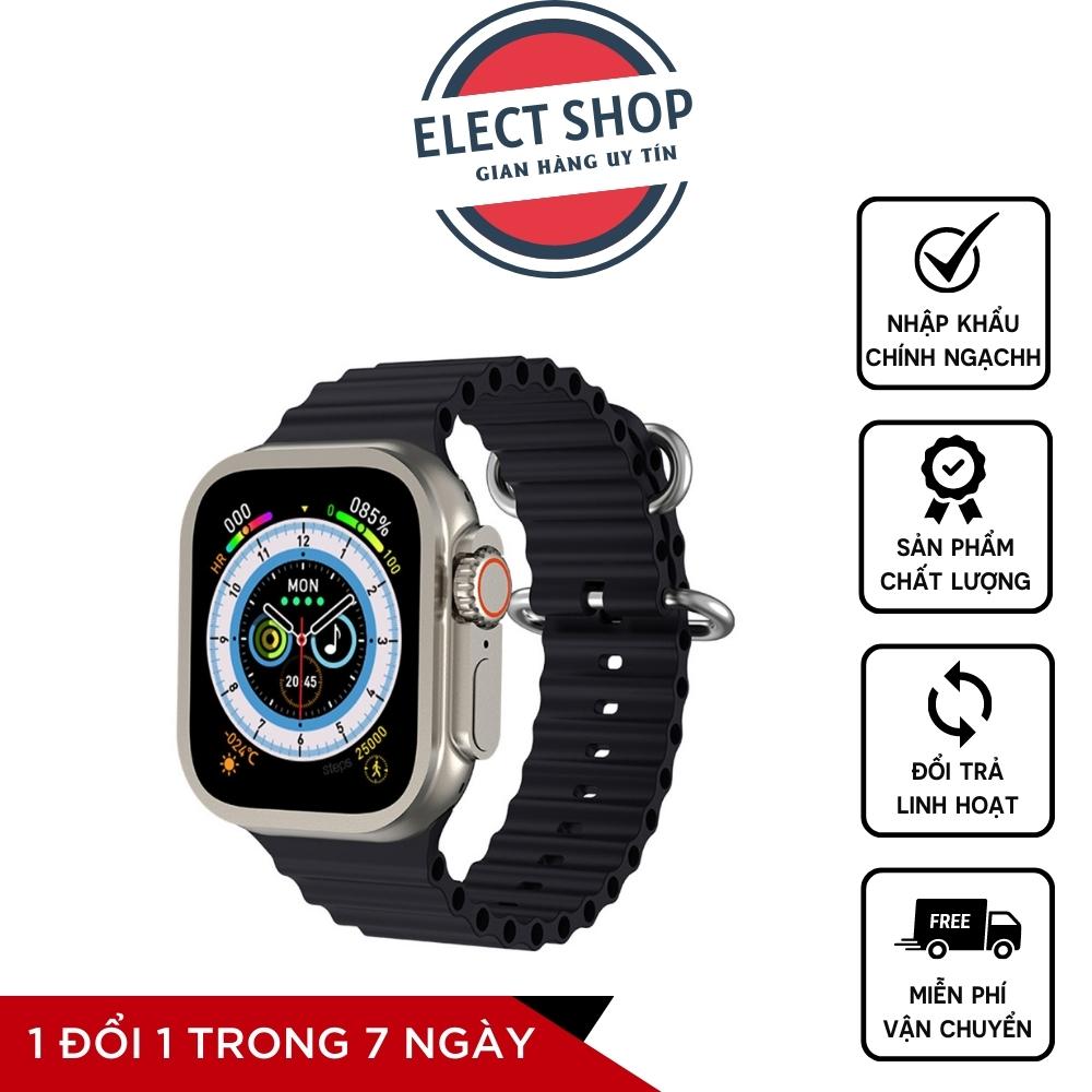 Đồng Hồ Thông Minh Smart Watch H11 Ultra Series 8 Bản 49m màn To, Viền Siêu Mỏng,Nghe Gọi Trực Tiếp,Đo Nhịp Tim,Huyết Áp-BH 12 Tháng