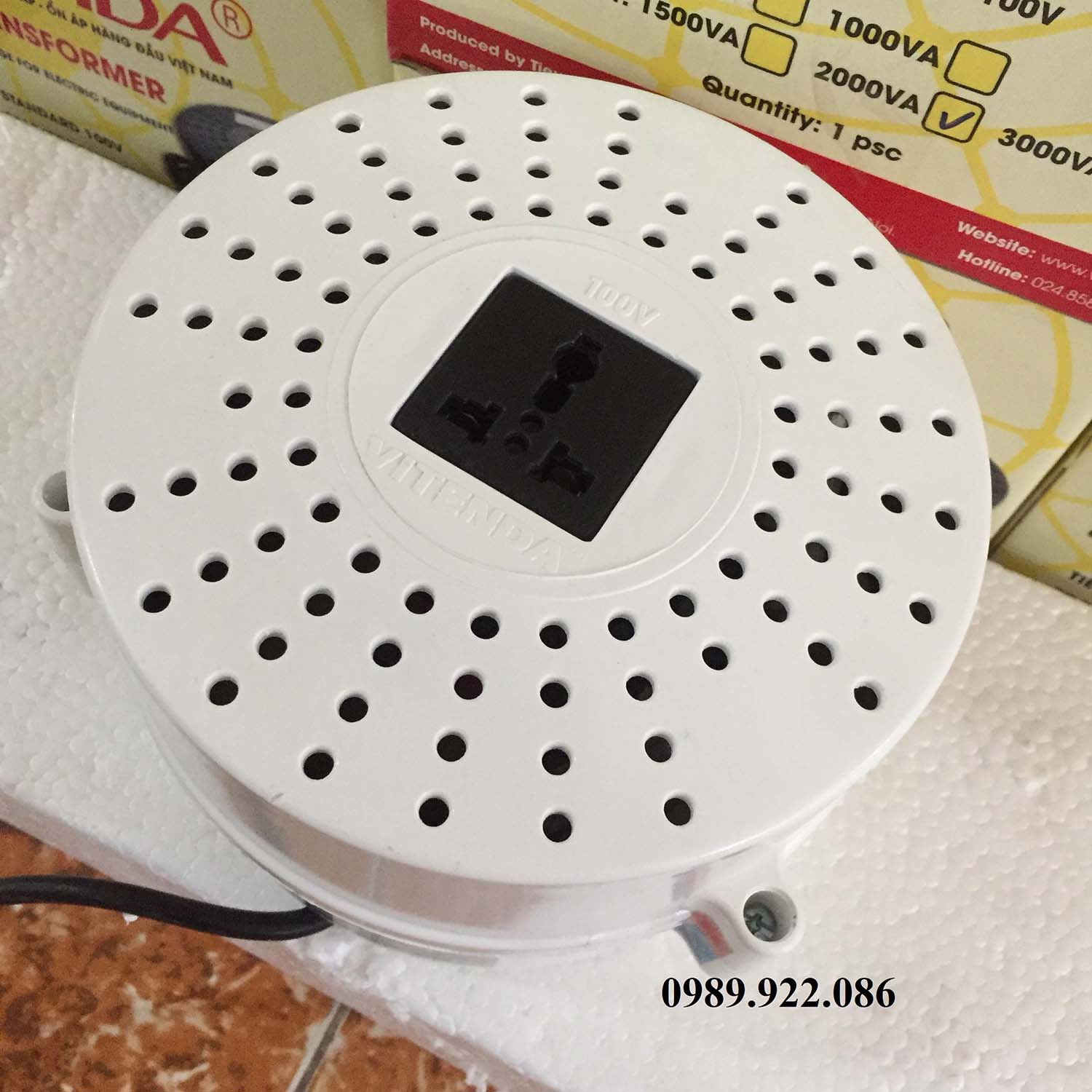 Đổi nguồn vitenda nhựa tròn cao tn 2000va
