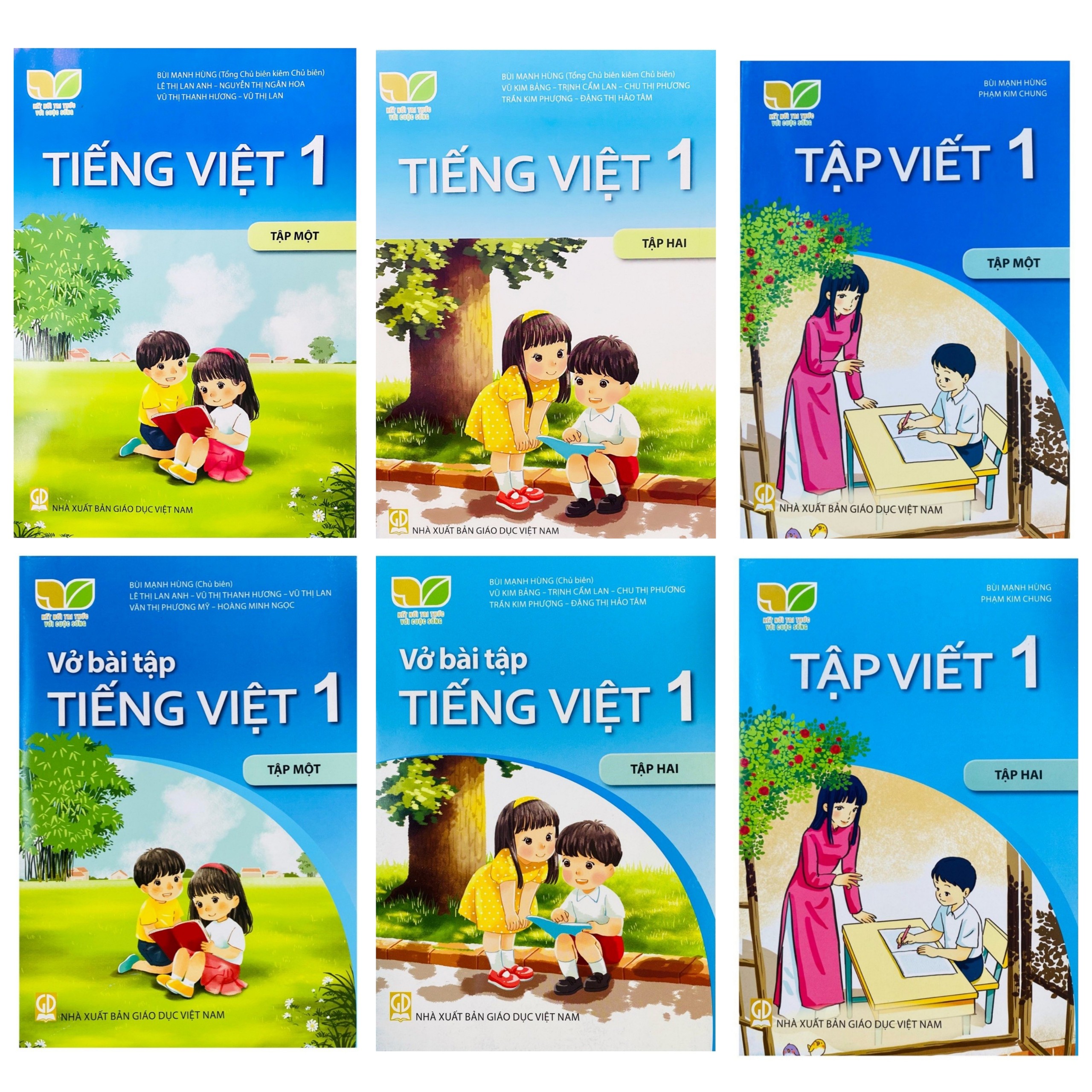 Edubook - Bộ Sách giáo khoa lớp 1 Vinschool (Bộ 6 cuốn)