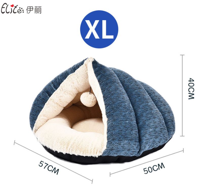 Ổ Đệm Tam Giác Elite Siêu Ấm Áp Cho Mèo Cưng