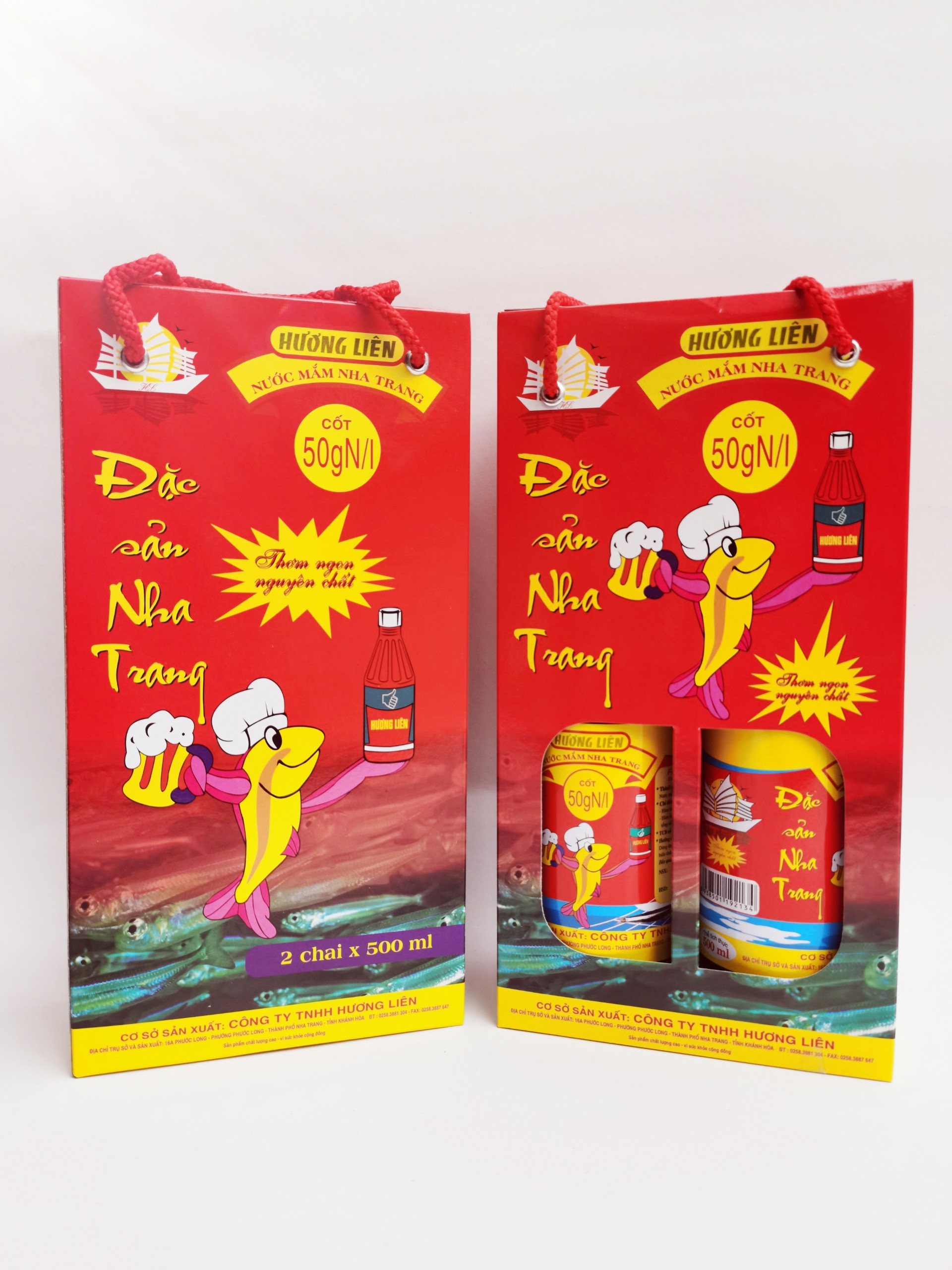 Combo 4 chai 50 đạm (500ml) - Nước mắm Nha Trang Hương liên vị truyền thống xưa