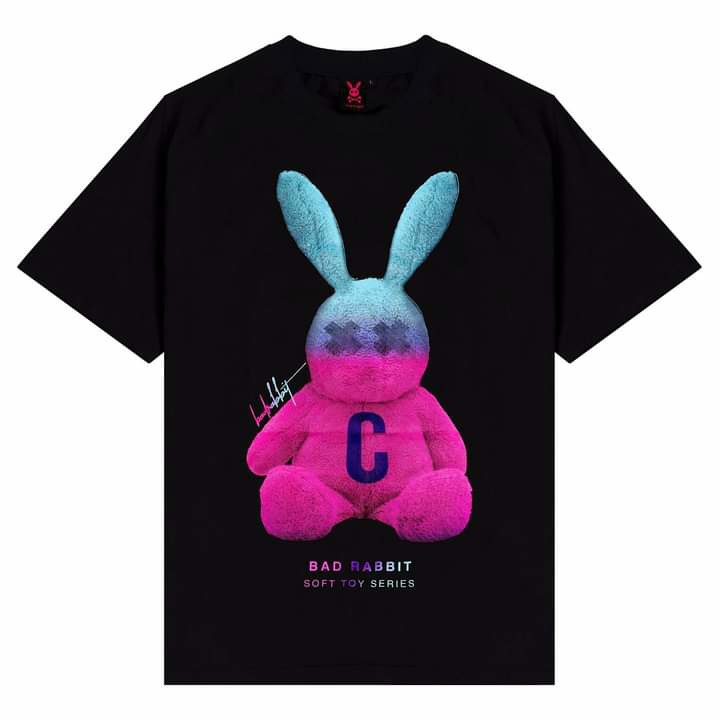 Áo thun thỏ bad rabbit soft toy series cổ tròn