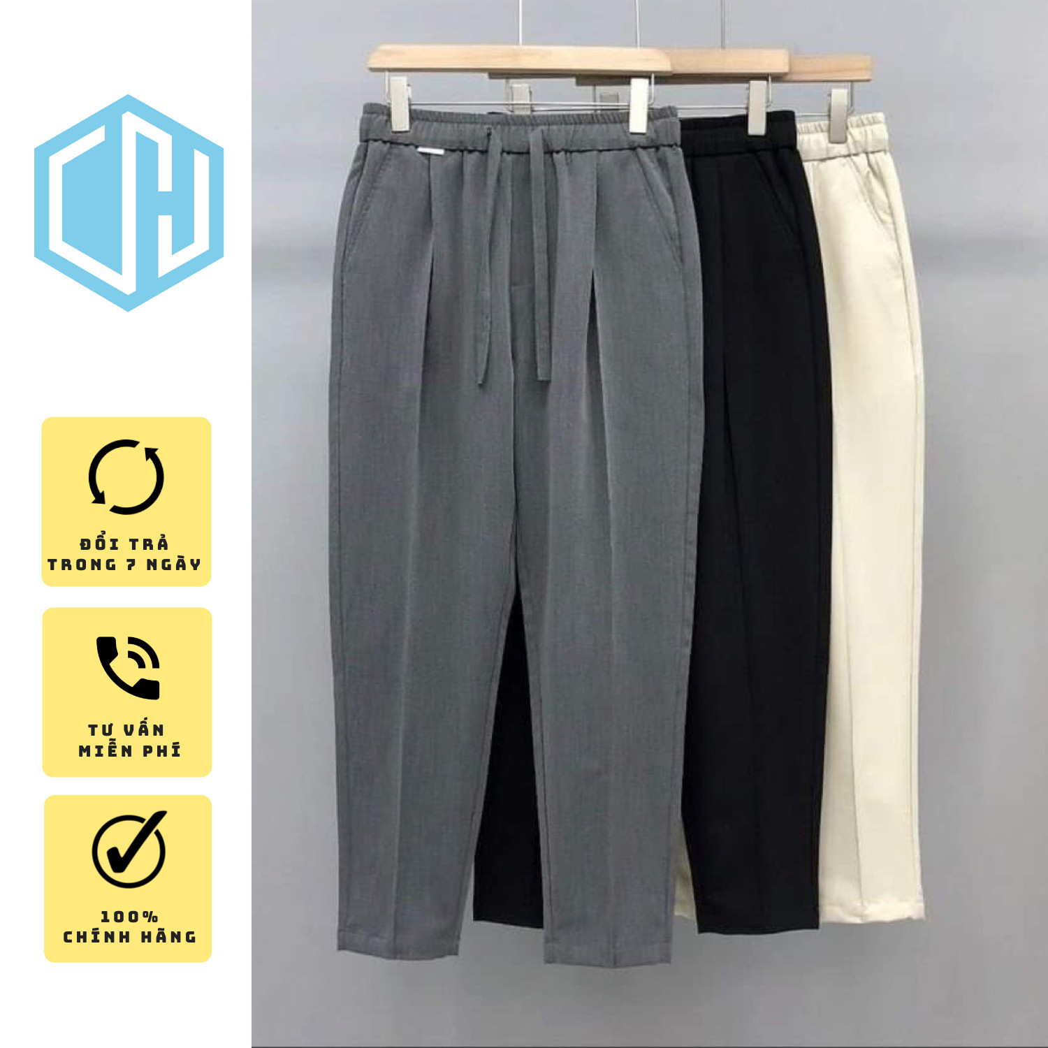 Quần âu nam cao cấp KumiKumi công sở Hàn Quốc ống suông, quần baggy nam ống rộng dáng âu phong cách ulzzang - KMV2