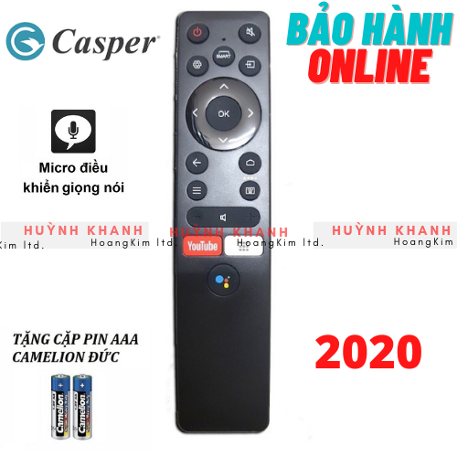 REMOTE ĐIỀU KHIỂN TV GIỌNG NÓI CASPER CHÍNH HÃNG NHỎ GỌN BỀN ĐẸP