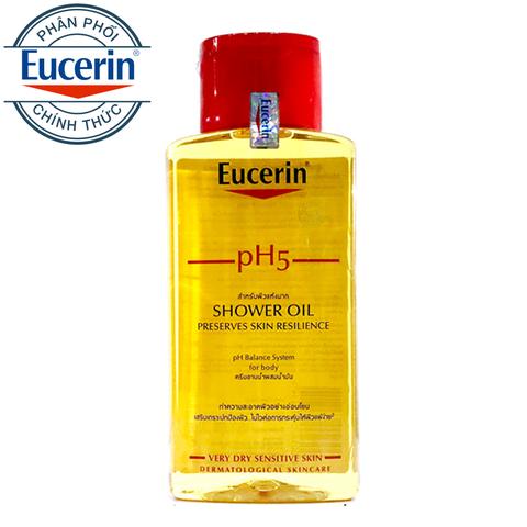 Eucerin Dầu tắm cho da nhạy cảm pH5 Skin-Protection Shower Oil 200ml