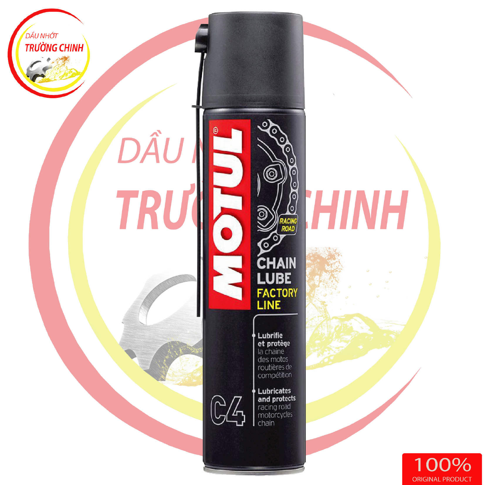 Dưỡng sên xịt sên bảo dưỡng sên Motul C4 400ml