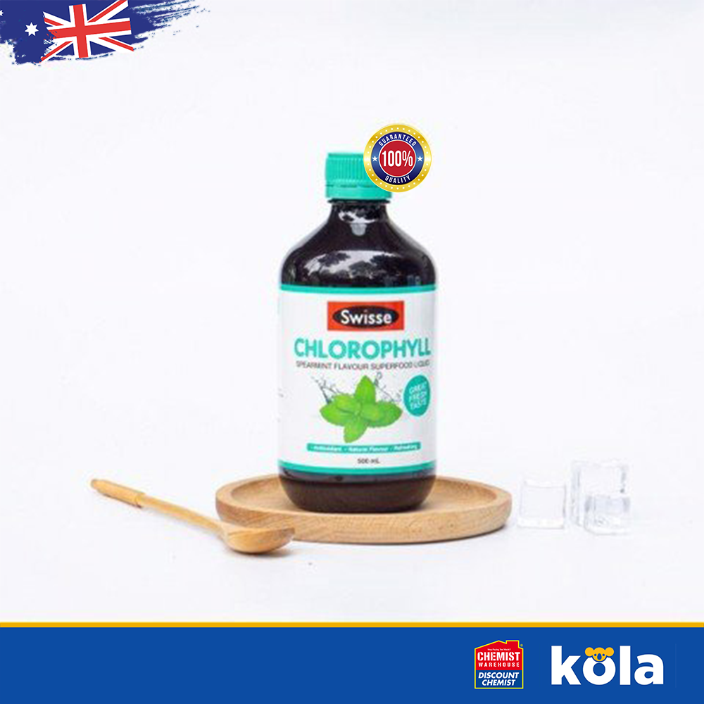 Nước diệp lục Swisse Chlorophyll Spearmint 500ml vị bạc hà