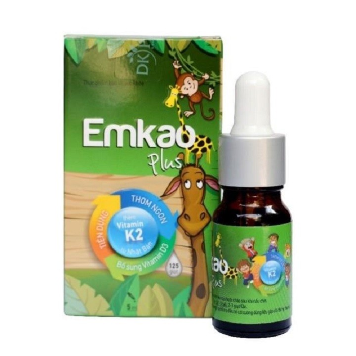 Emkao plus -vitamin d3+k2-phát triền chiều cao - ek2