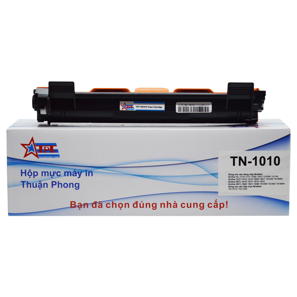 Hộp mực Thuận Phong TN-1010 dùng cho máy in Brother HL-1111/ 1201/ 1211W/ DCP-1511/ 1514/ 1601/ 1616NW/ MFC-1811/ 1814/ 1901/ 1911/ 1916NW