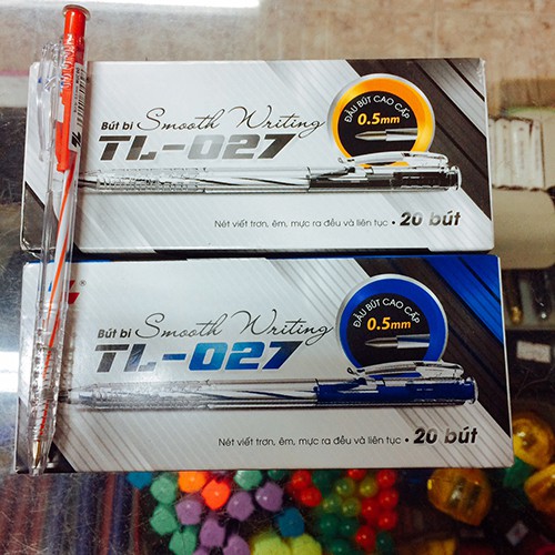 Hộp 20 bút bi nét nhỏ tl 027