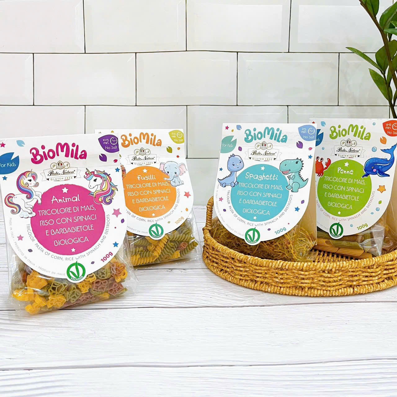 Nui rau củ BioMila 100g - Nui hữu cơ cho bé ăn dặm. Date 12/2026 - Sweet Baby House