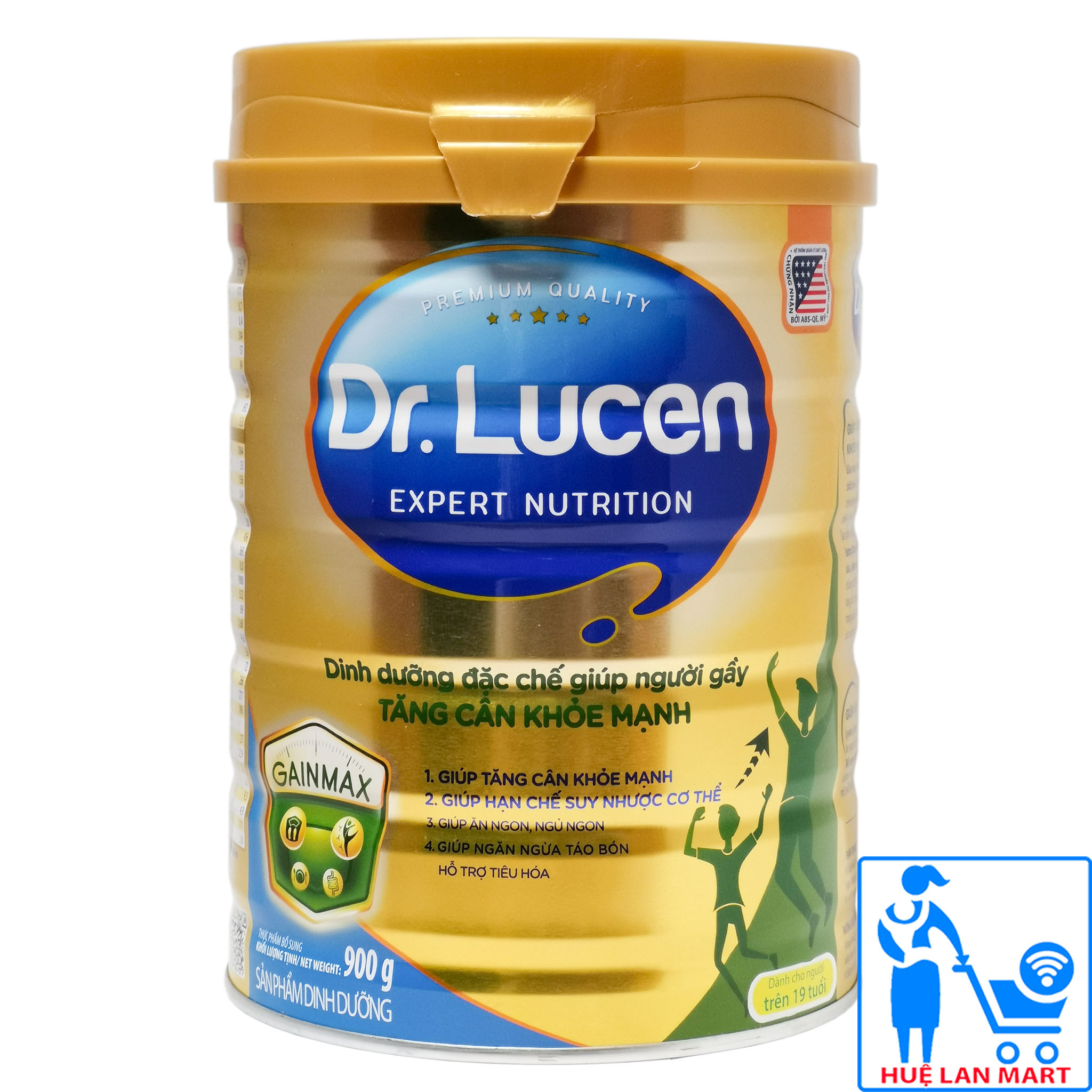 Sữa bột nutifood dr.lucen gainmax hộp 900g