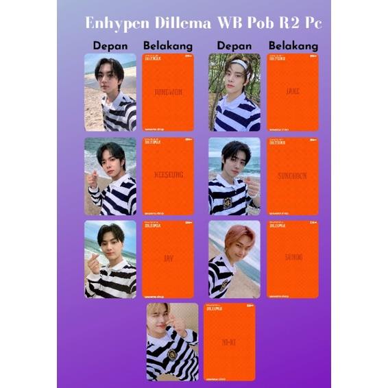Thẻ Ảnh Enhypen Weverse POB R2 Độc Đáo Chất Lượng Cao