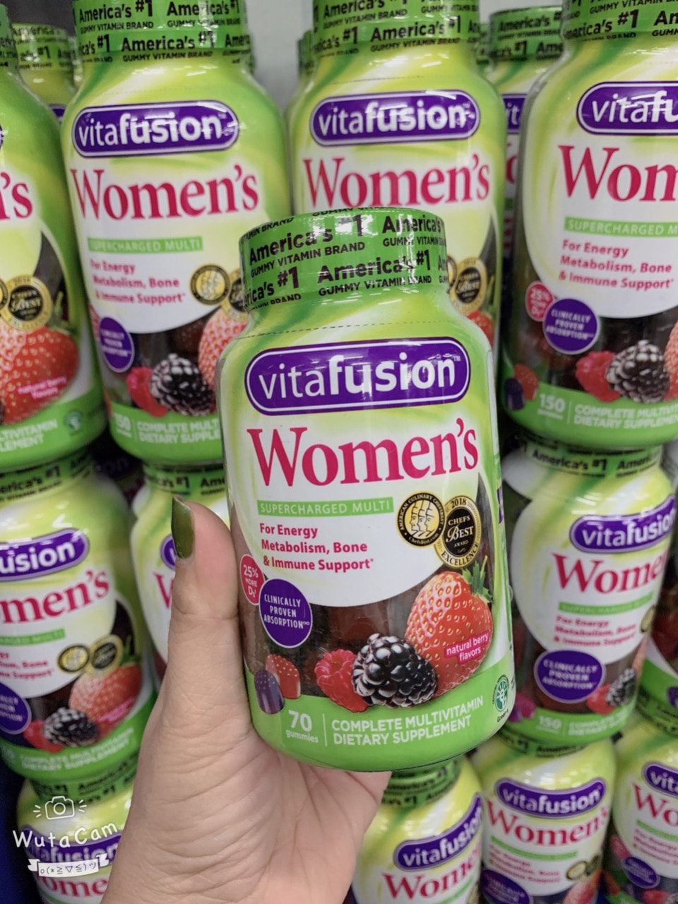 Kẹo dẻo Vitafusion Women bồ sung vitamin cho nữ, 70 viên, Mỹ