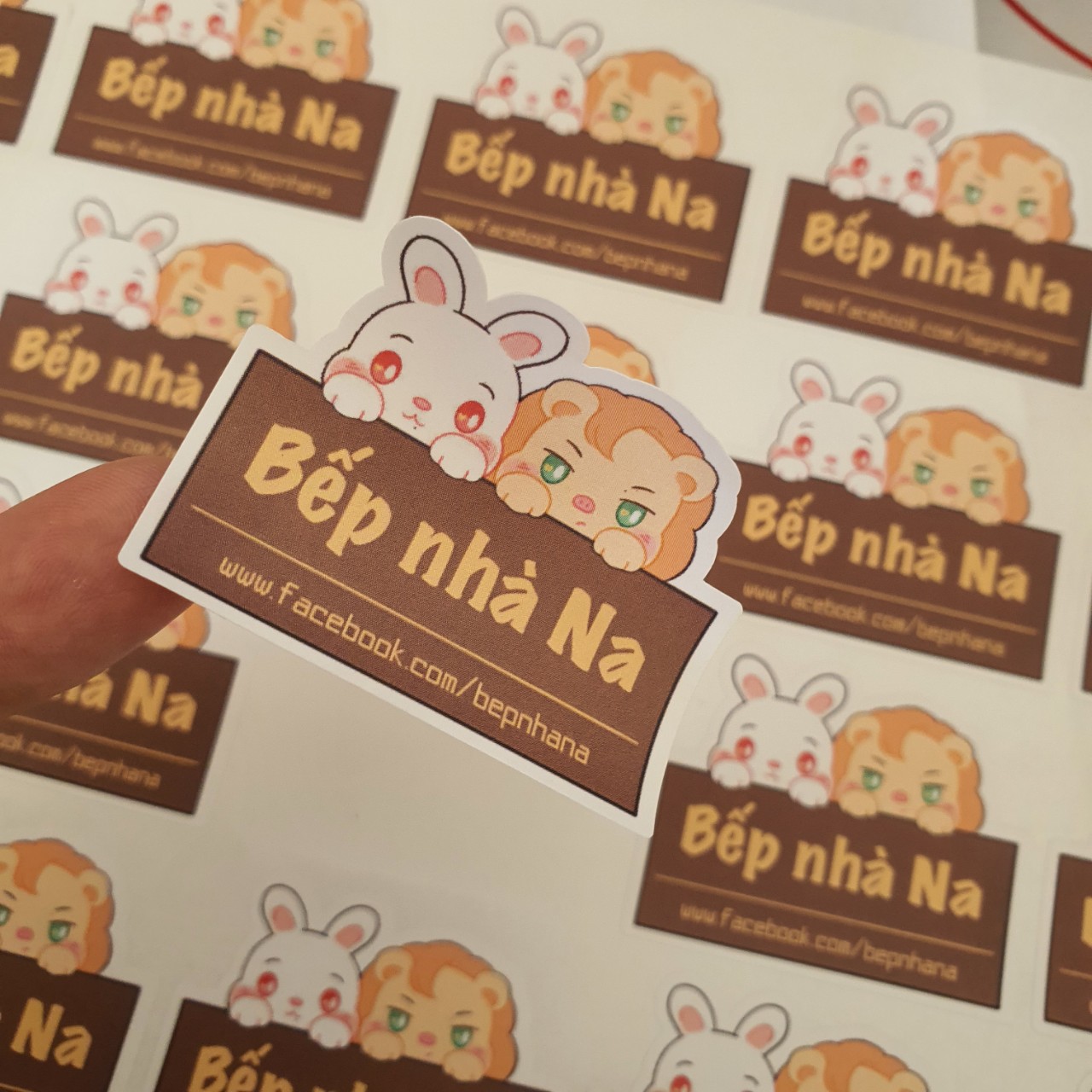 200 tem nhãn decal giấy 5cm tròn