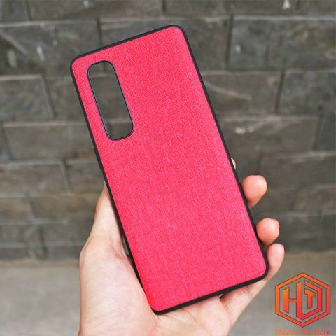 Ốp lưng oppo find x2 vải jean màu