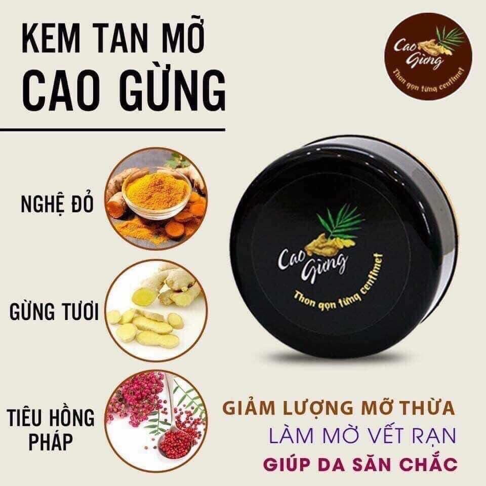 Cao gừng cát tường tan mỡ bụng