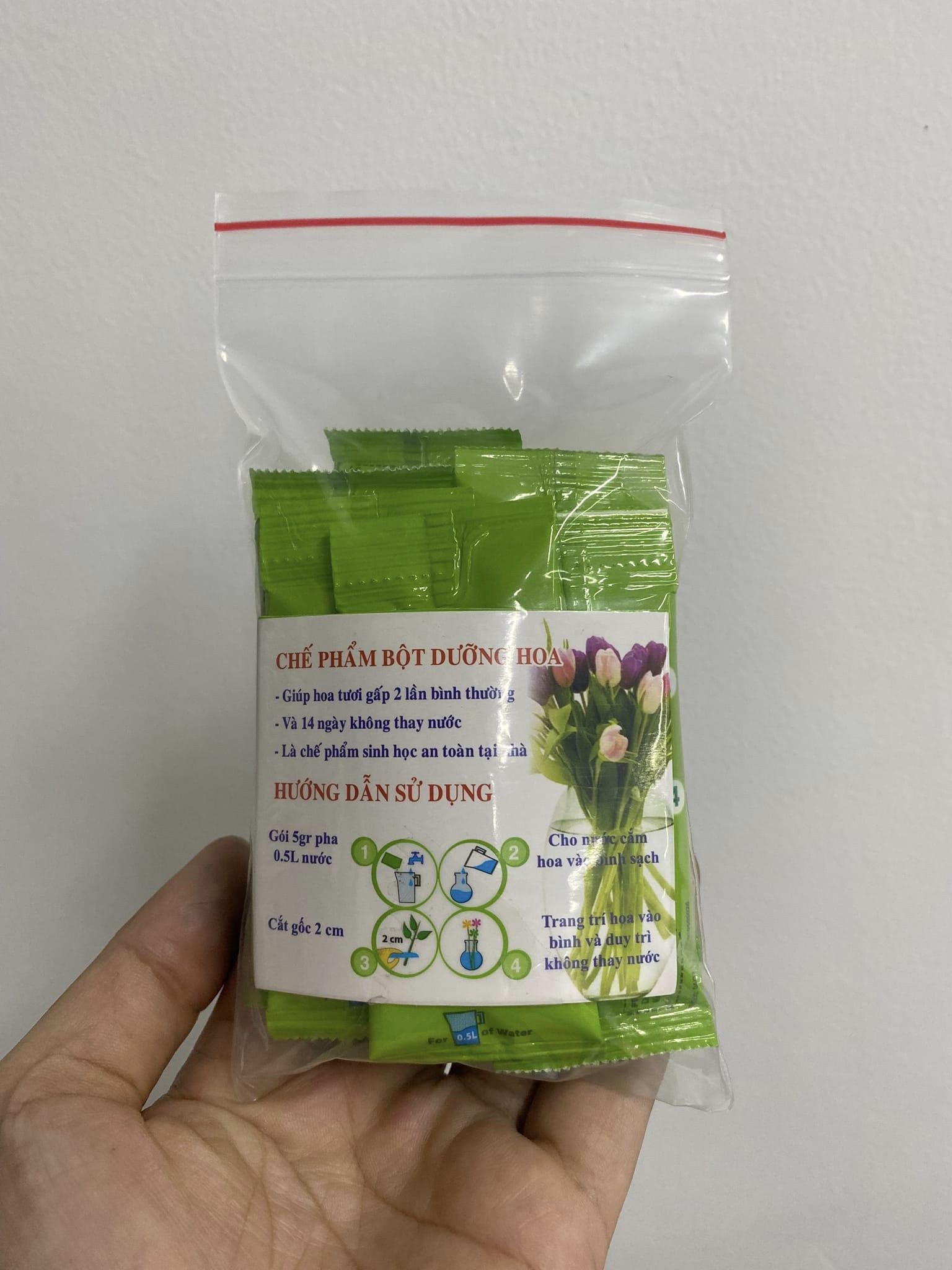 [HCM]Dưỡng Hoa Lâu tàn nhập khẩu Israel (Combo 50 gói) Hiêu Longlife