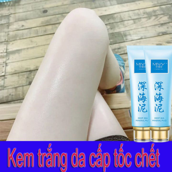 Kem dưỡng trắng da toàn thân Kem tẩy tế bào chết [150g]Bùn biển tự nhiên Thu nhỏ lỗ chân lông Làm sáng màu da. chăsóc da mặt lâu dài dưỡng ẩm làm mới kem dưỡng ẩm toàn thân bùn biển sâu làm trắng dưỡng ẩm