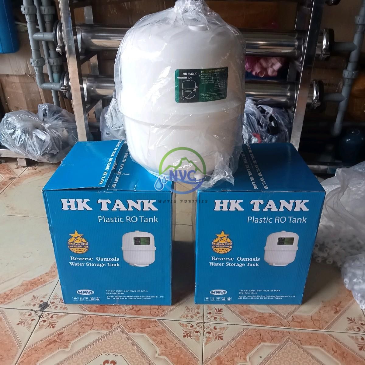 Bình áp nhựa 4.0g dung tích 10l cho máy lọc nước ro