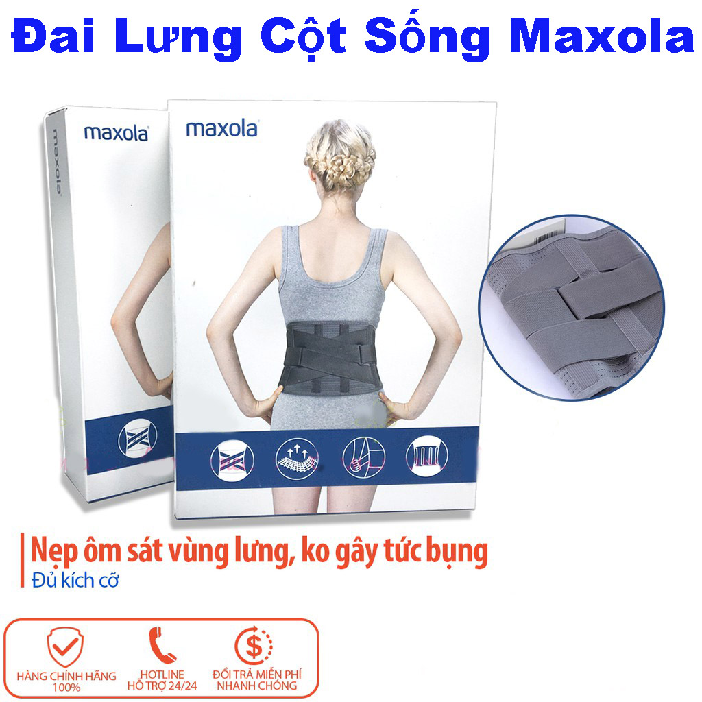 Đai Lưng Cột Sống Maxola Hỗ Trợ Thoát Vị Đĩa Đệm