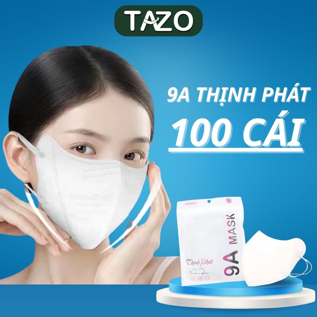 Khẩu Trang 9A Mask Siêu Chống Nắng Thịnh Phát Đủ Màu - Khẩu Trang Chùm Kín Mặt Đi Nắng, Bụi Mịn, Tia UV Dày Dặn Cho Người Lớn - TAZO