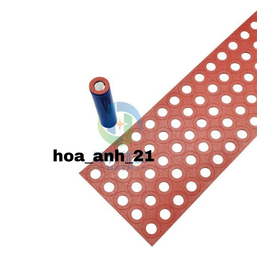 Giấy dán cách điện pin 18650 tấm 100 miếng bảo vệ pin loại tốt tờ 100 miếng