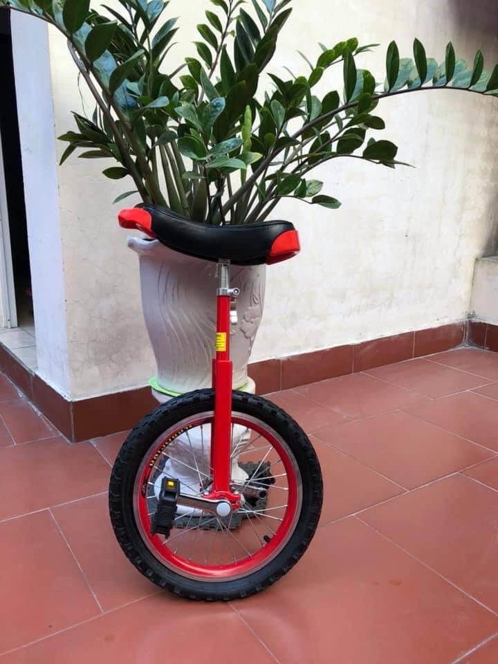 Xe đạp 1 bánh 16 inch - màu đỏ