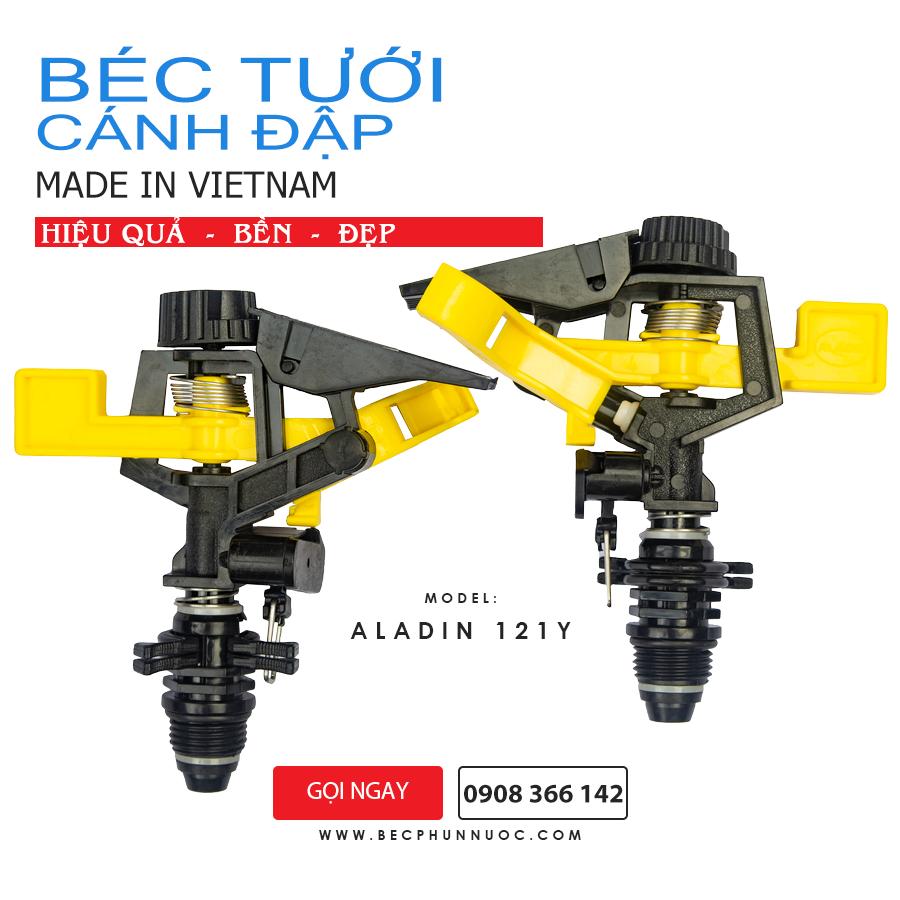 Combo 100 béc tưới cây chỉnh góc cánh đập Aladin-121Y