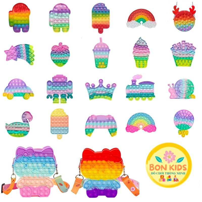 Pop it 2022 Đồ chơi Pop it giá rẻ, Pop it mini, Đồ chơi bóp bóng xả stress, Đồ chơi giải trí thông minh giảm căng thằng hiệu quả