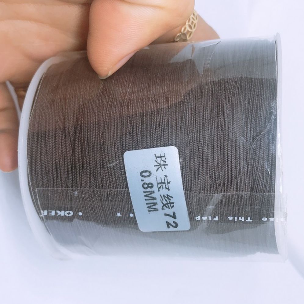 Cuận dây dù 200m màu nâu