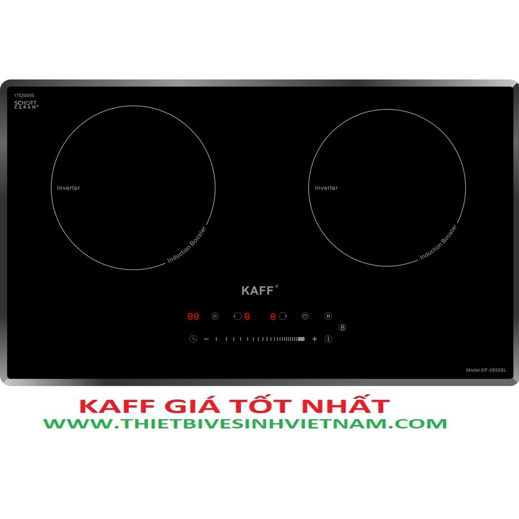 Bếp Từ Kaff Kf-3850Sl, Bếp Từ Đôi,