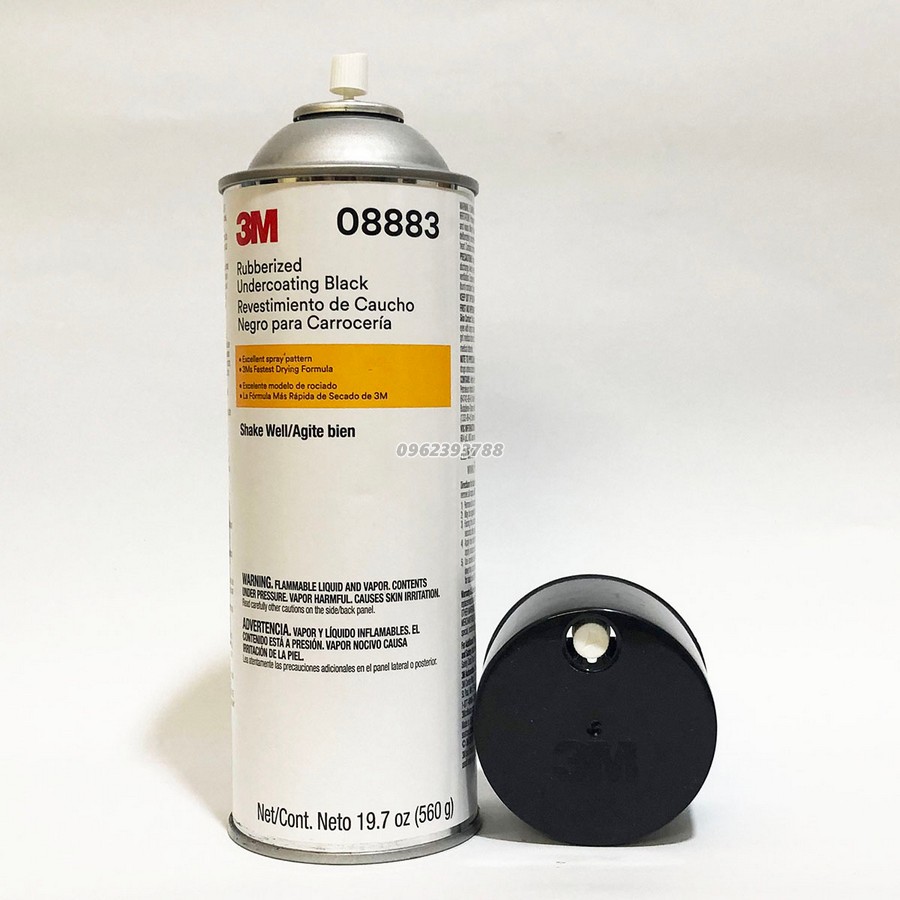 Chai xịt sơn phủ bảo vệ gầm xe 3m 08883 560g