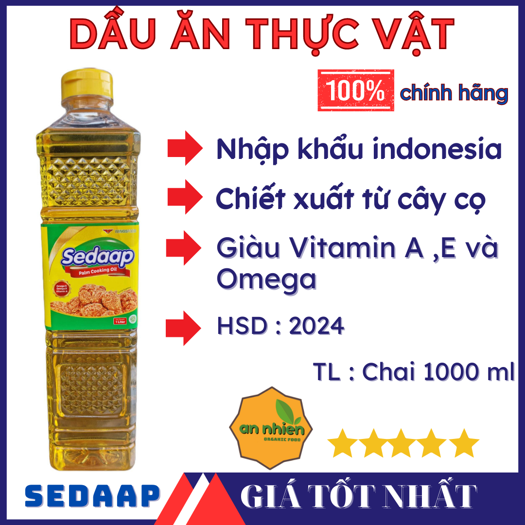 Dầu ăn thực vật Sedaap - Nhập Khẩu Indonesia