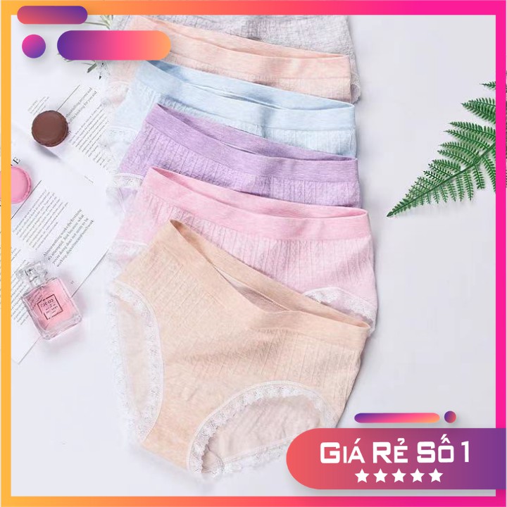 Set 2 quần lót nữ cotton muji , quần chíp nữ co giãn 4 chiều xuất nhật huongbin